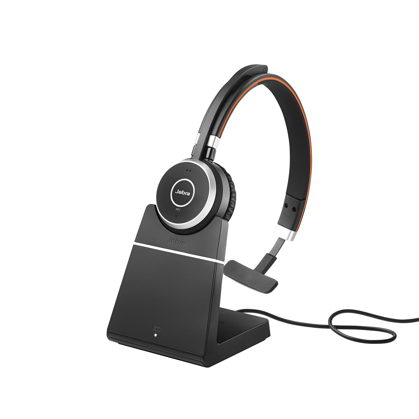 Jabra Jabra 6593-833-499 Evolve 65 Mono Wireless Headset Long Range UC with Charge Stand 6593-833-499