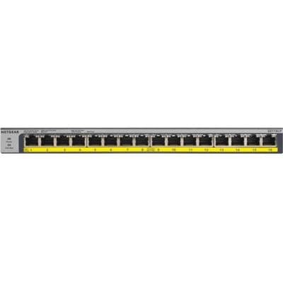 NETGEAR 16-Port Gigabit Unmanaged PoE+ Switch Fanless Rackmount Wallmount GS116LP-100AJS