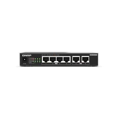 QNAP QNAP QSW-2104-2T-R2 6-Port 10Gbps Ethernet Switch (4-port 2.5GbE 2-port 10GbE Multi-Gig) QSW-2104-2T-R2