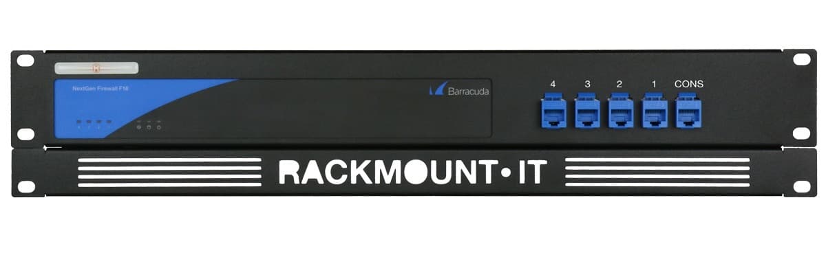 Rackmount.IT Rackmount.IT RM-BC-T1 Rack mount Kit for Barracuda F18 Rev. A / F80 Rev. A / X50 / X100 / X200 RM-BC-T1
