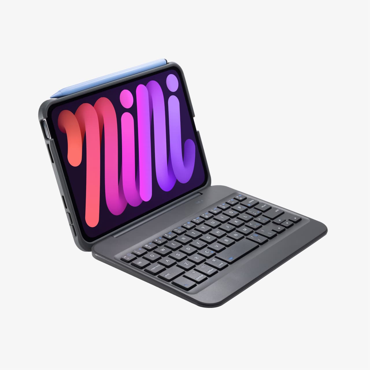 ZAGG ZAGG Slimbook Keyboard for iPad Mini A17 Pro & Mini 6th Gen, B2B, Grey 103019597