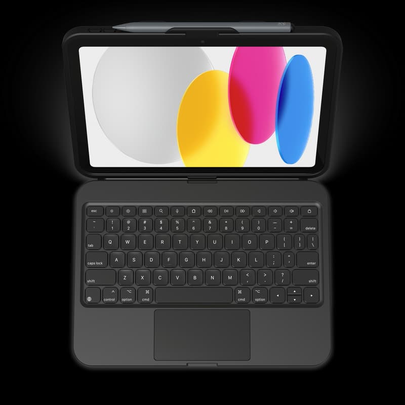 ZAGG ZAGG Tough Keys Keyboard with trackpad USB-C Direct Connect for iPad A16 (2025), iPad 10th 103120738