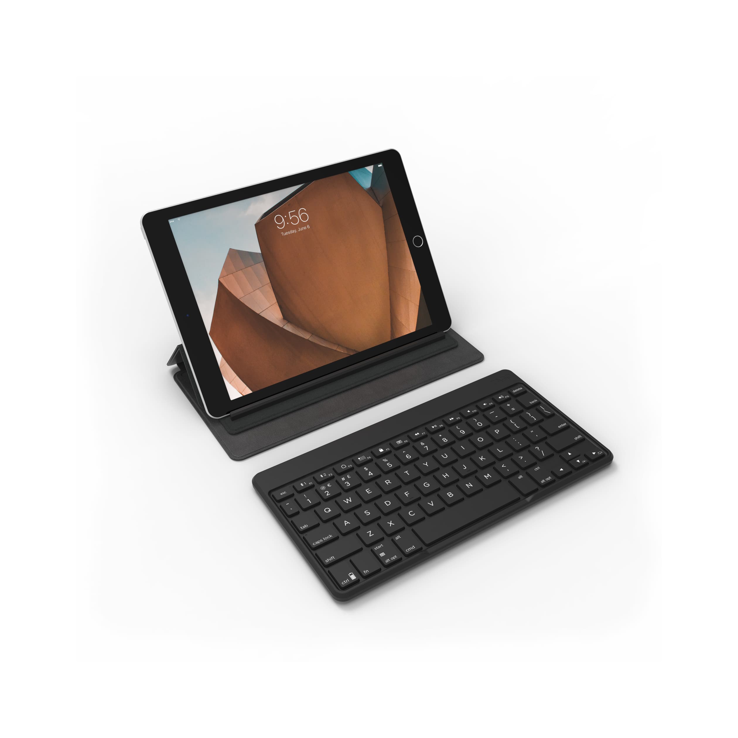 ZAGG Zagg Universal Keyboard 7 Color Backlit Fabric Stand Flex KB - Black English 103202282