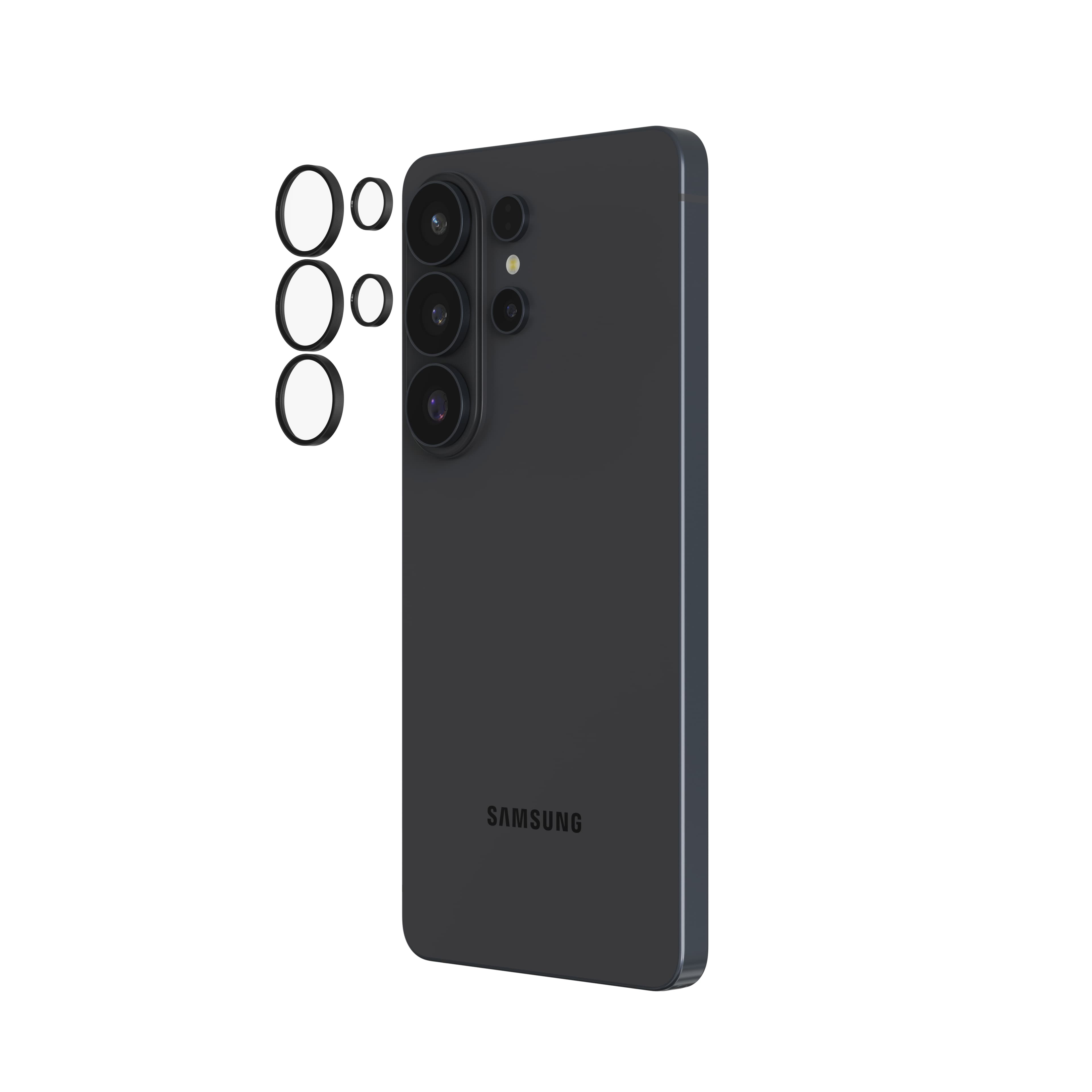 ZAGG ZAGG InvisibleShield Premium CameraRings Lens Protector, Samsung Komodo, Black 200121131