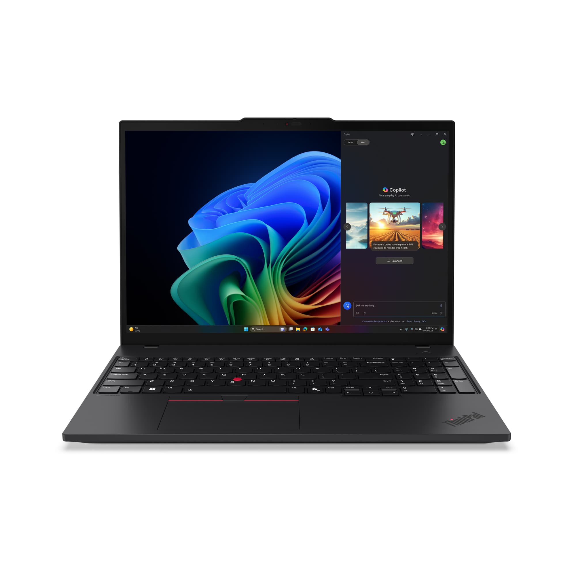 LENOVO LENOVO T16 AMD G4, 16" WUXGA TOUCH, AI7 PRO 350, 32GB (16X2), 512GB, WF7, W11P, 3YP+CO 21QN0009AU