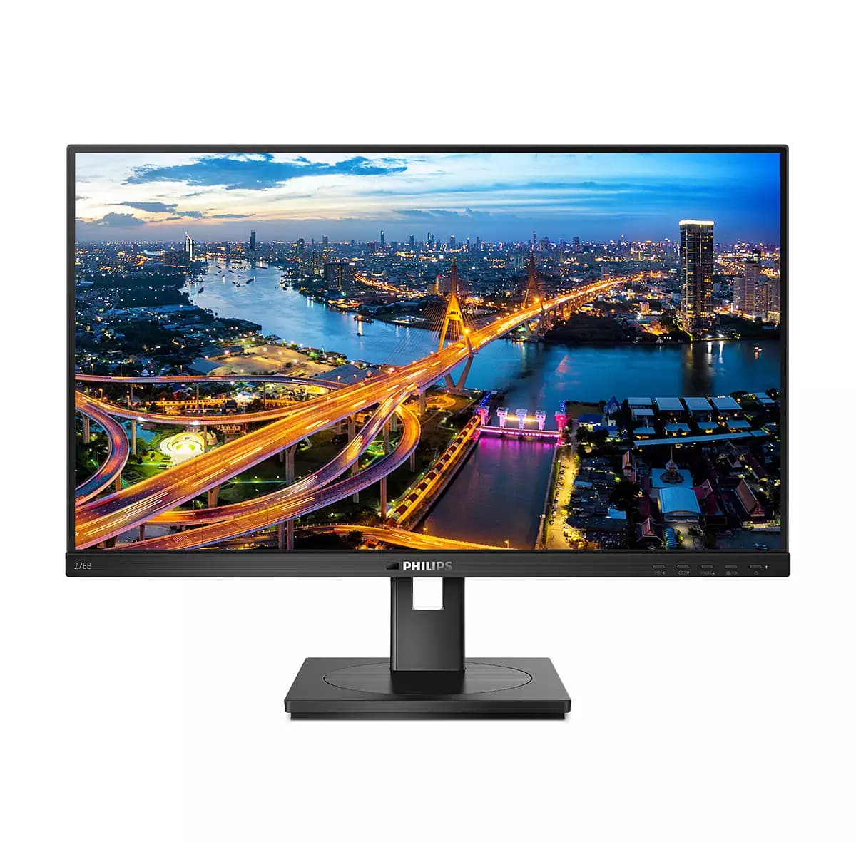 PHILIPS PHILIPS 278B1/75 27" 16:9 4K UHD IPS LCD, 60HZ, 4MS, DP, HDMI, USB (4), H/ADJ, SPKR, 4YR 278B1