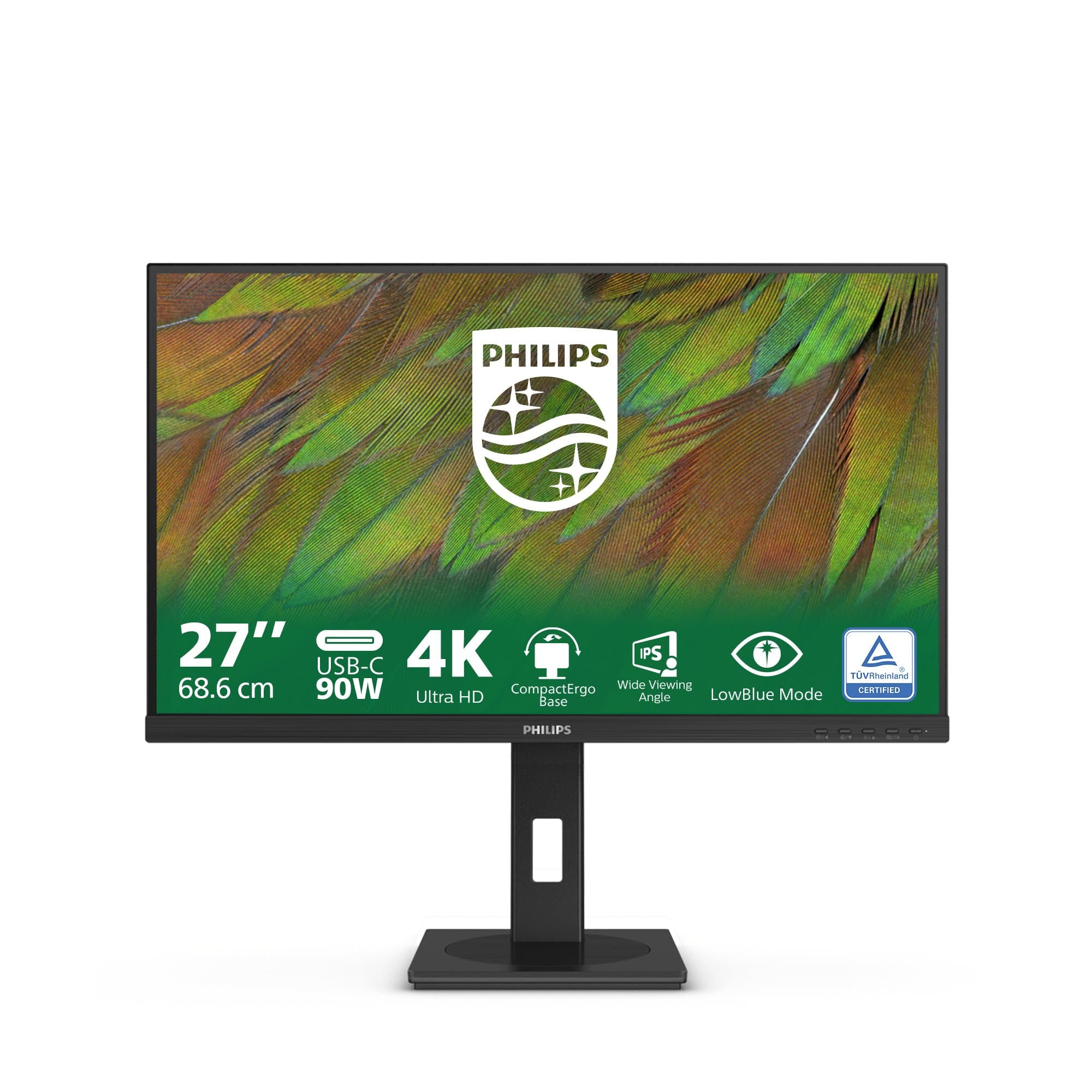 PHILIPS PHILIPS 27B1U3900/75 27" 16:9 4K UHD IPS LED 60HZ,4MS,USB-C DOCK,HDMI,DP,SPKR,H/ADJ,4YR 27B1U3900
