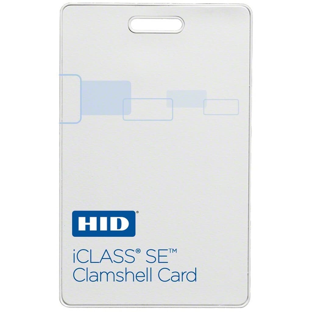 HID HID ICLASS SE CLAM 2K/2 NO PROG, F-MATTE, B-HID LOGO, NO PRINTING VERT SLOT 3350VMSNV