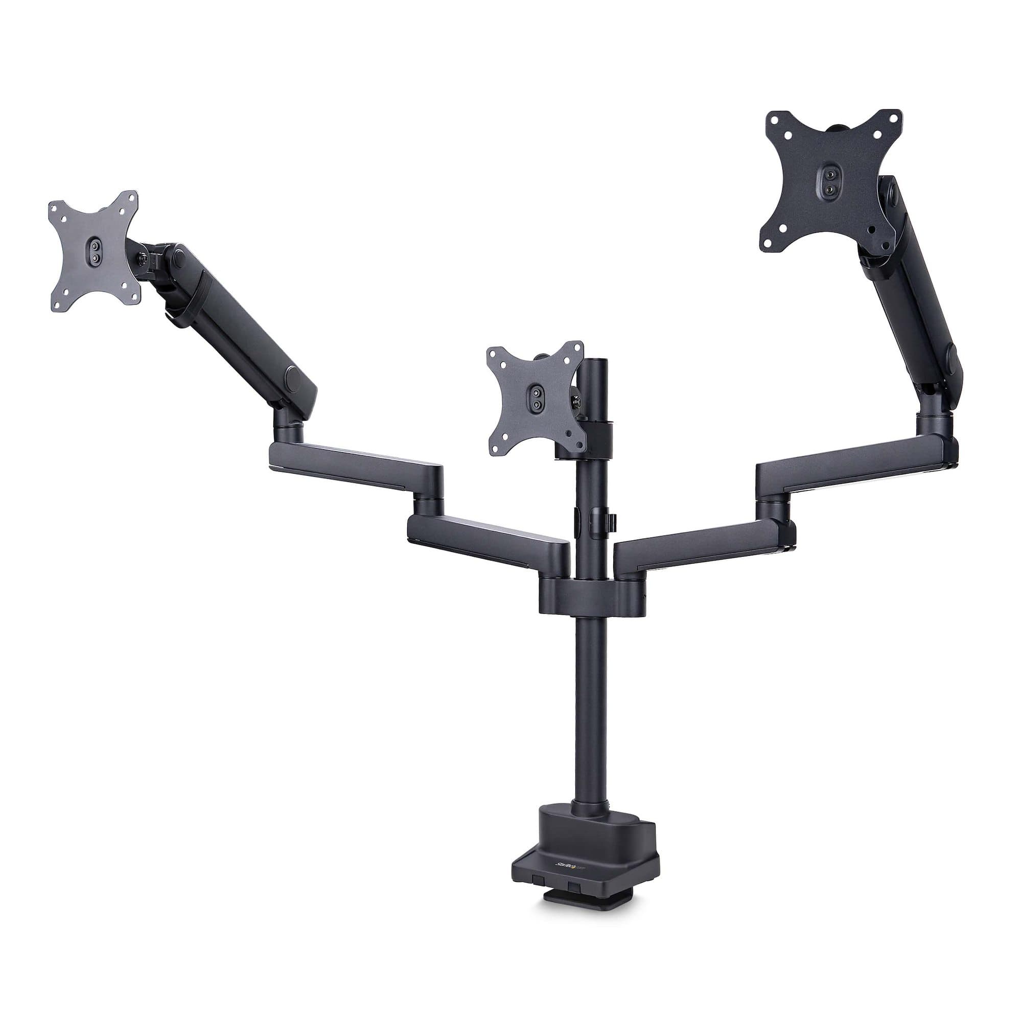 STARTECH STARTECH.COM TRIPLE MONITOR DESK MOUNT, VESA 75X75/100X100, 27IN SCREENS, 5 YR 3MP2AG-MONITOR-ARM
