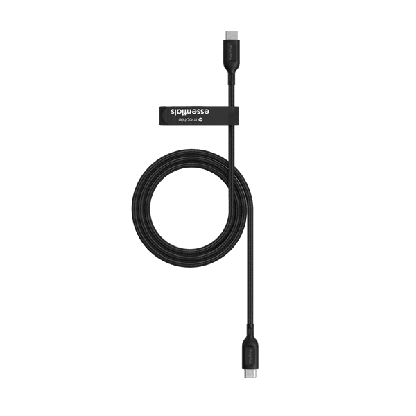 ZAGG ZAGG Mophie Essential Cable 60W C C Cable - Black soft braided - 1m 409912236