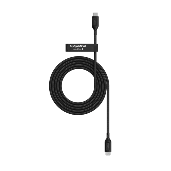 ZAGG ZAGG Mophie Essential Cable 60W C C Cable - Black soft braided - 2m 409912237