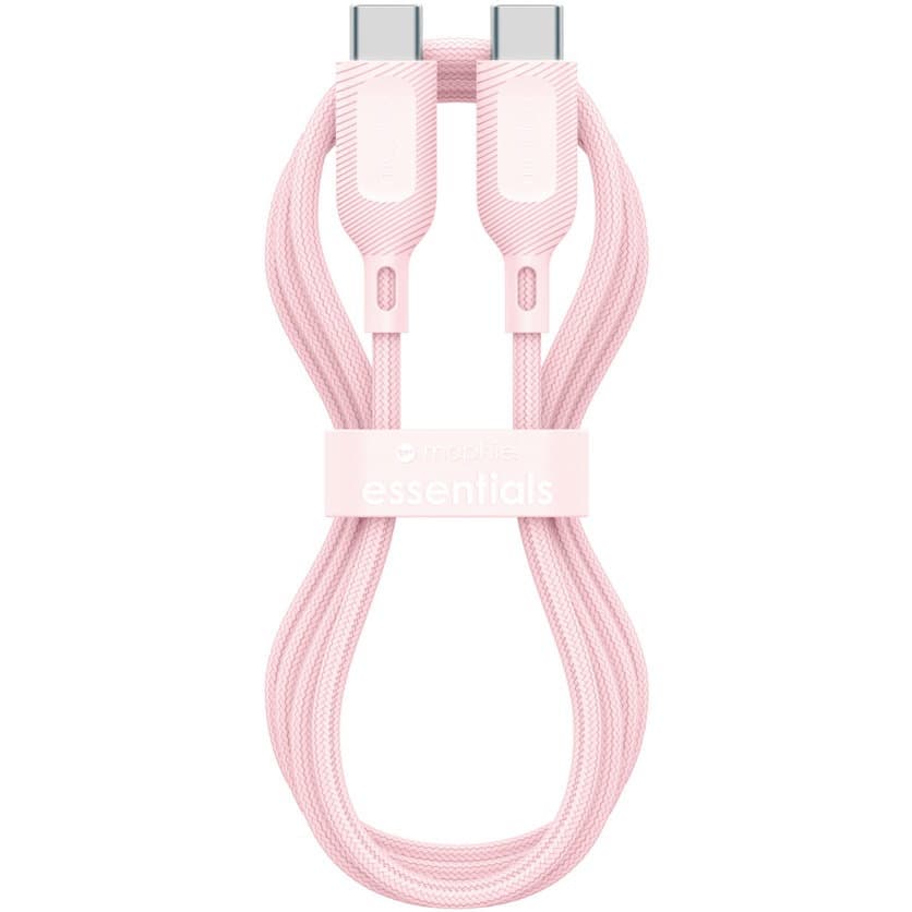 ZAGG ZAGG mophie essential USB-C-C Cable (60W), Braided, 1M, Pink 409916179