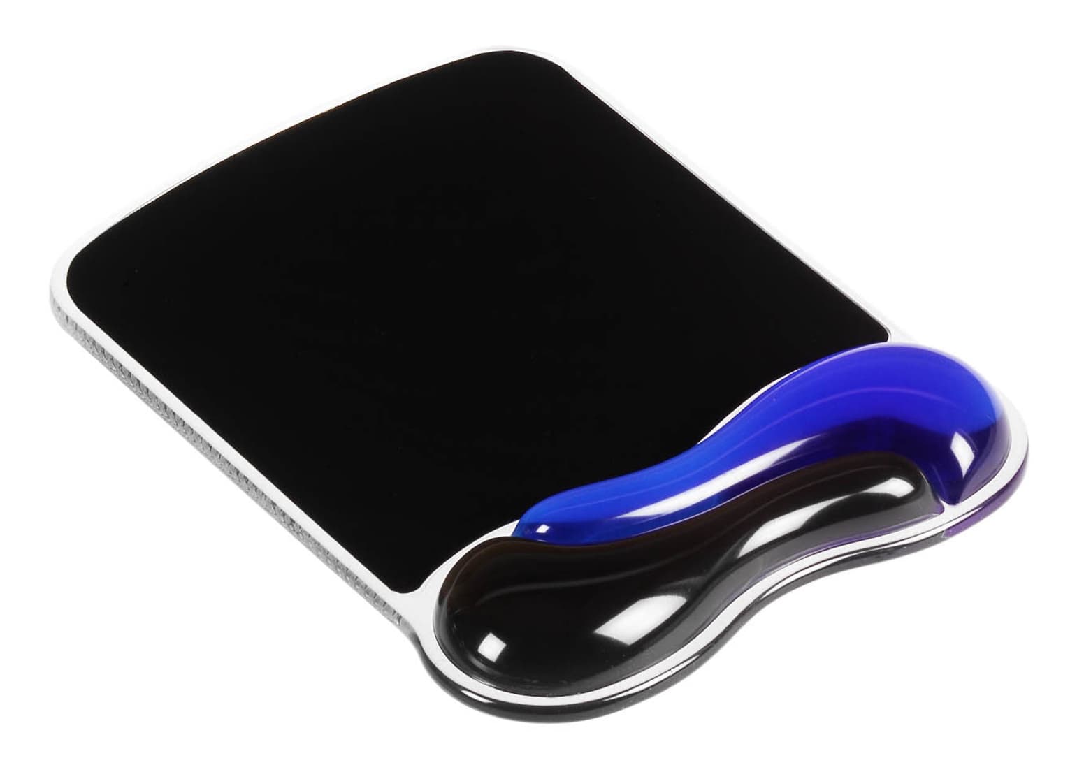 KENSINGTON KENSINGTON DUO GEL MOUSE PAD WITH WRIST REST - BLUE/BLACK 62401