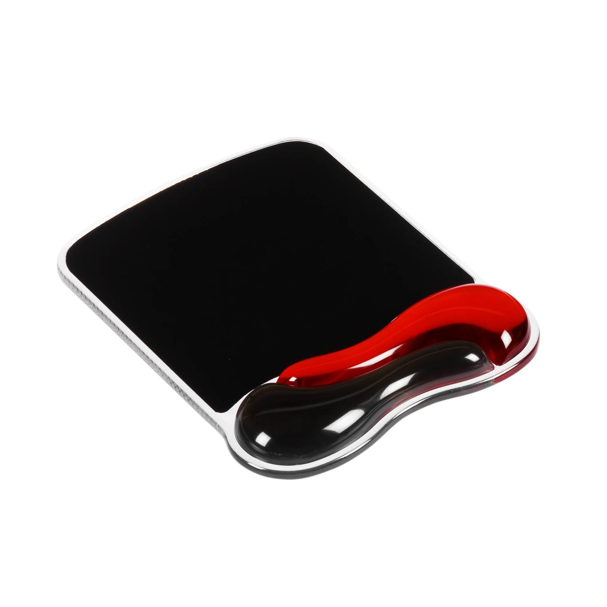 KENSINGTON KENSINGTON DUO GEL MOUSE PAD WITH WRIST REST - RED/BLACK 62402