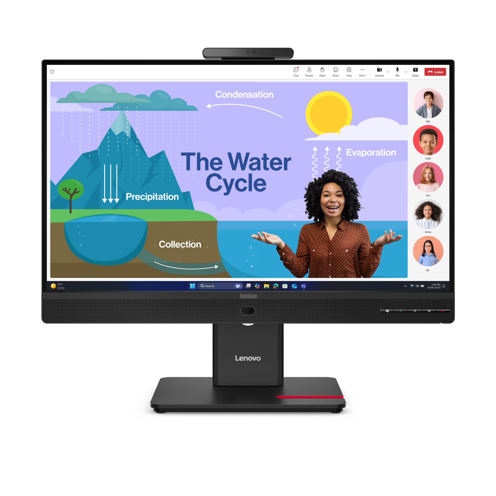 LENOVO LENOVO T24D-4V 23.8" IPS, FHD (16:9), DP+HDMI+USB TYPE-C, RJ45, WEBCAM, PD UP TO 90W, 3YR 64B7UAR1AU