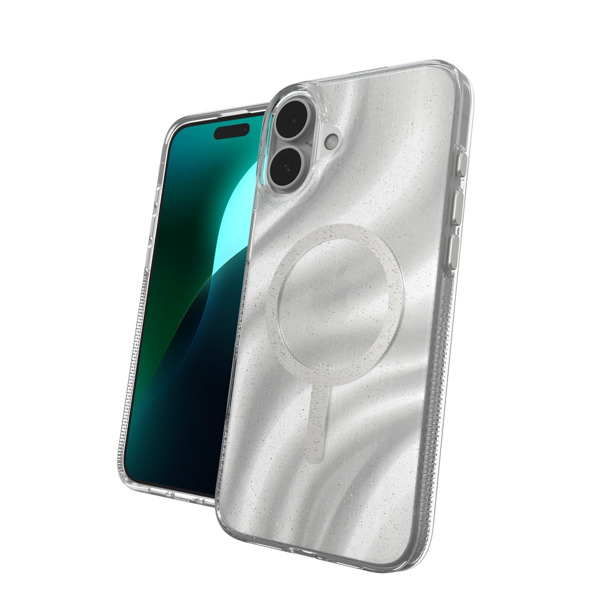 ZAGG Zagg iPhone 16 Pro Milan Snap Case - Swirl Glitter 702315120