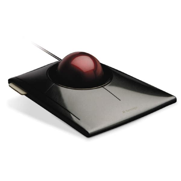 KENSINGTON KENSINGTON SLIMBLADE LOW PROFILE WIRED TRACK BALL, AMBIDEXTROUS, PC/MAC, 5Y WTY 72327