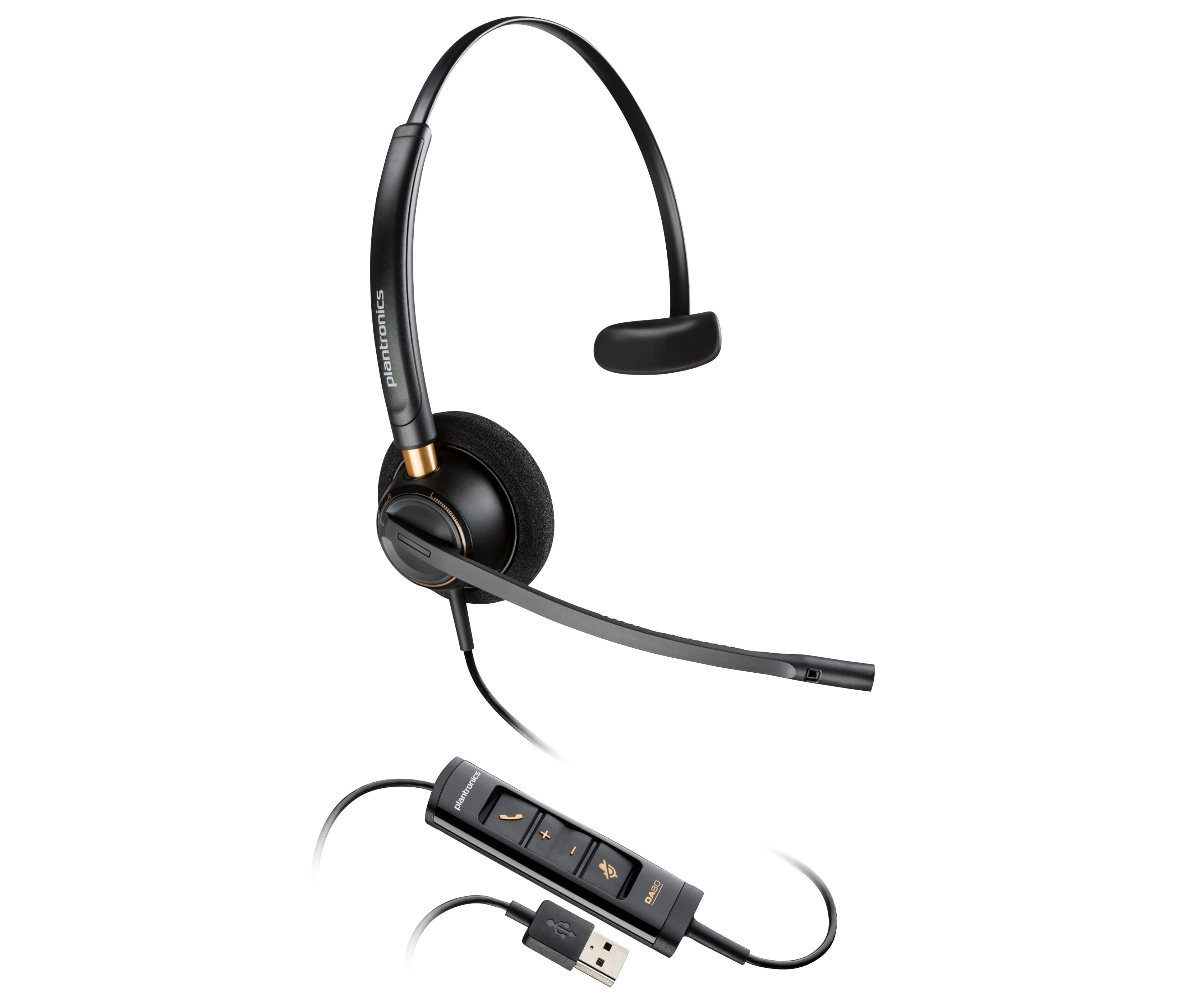 HP HP Poly EncorePro 515 Microsoft Teams Certified Monoaural with USB-A Headset 783R1AA