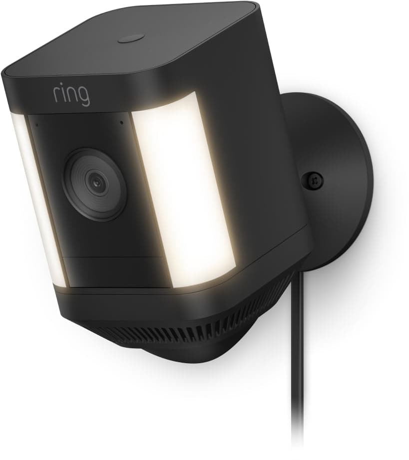 RING RING Spotlight Cam Plus Plug In blkck 840268946524