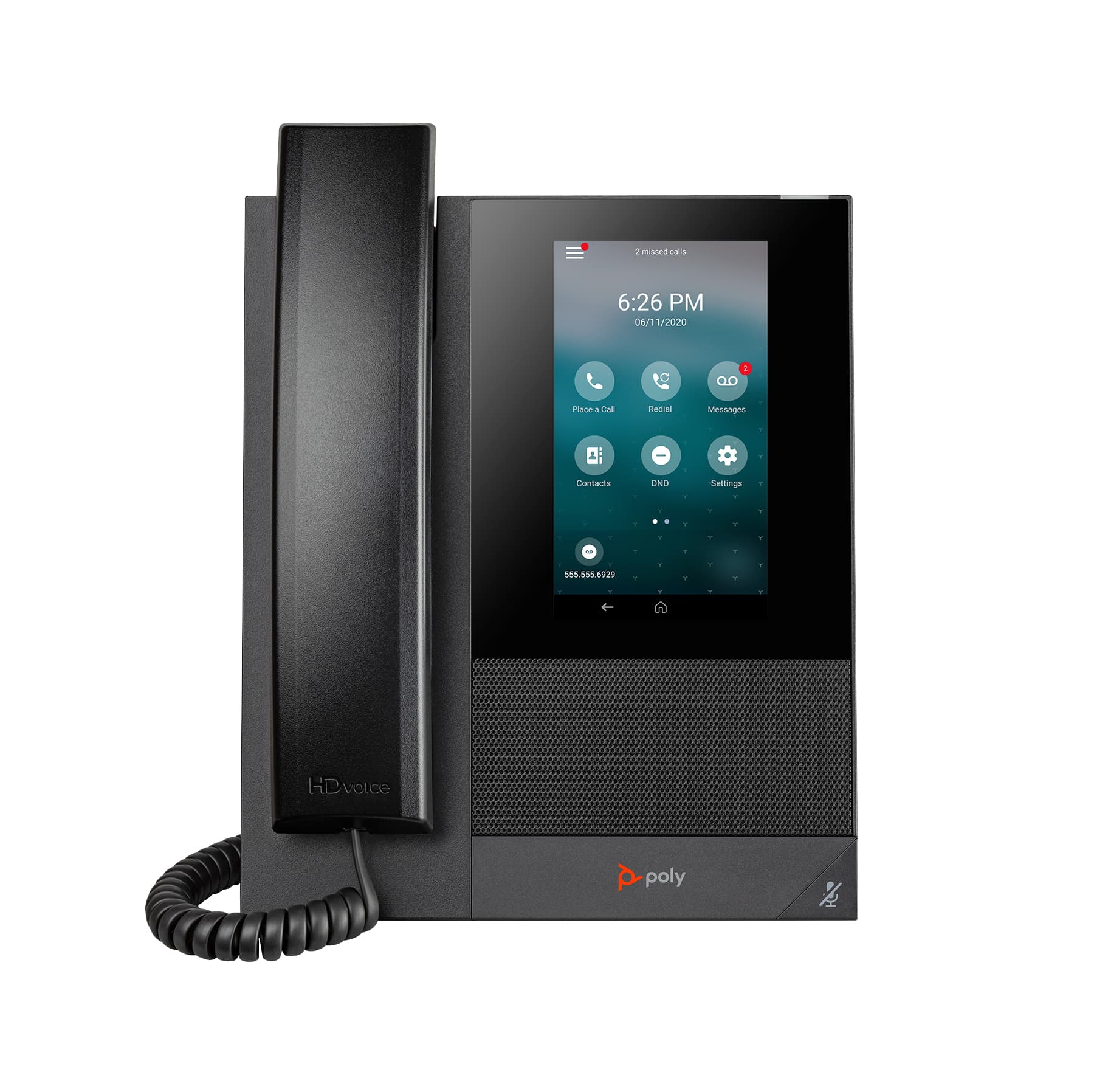 HP HP Poly CCX 400 Business Media Phone with Open SIP and PoE-enabled 849A1AA