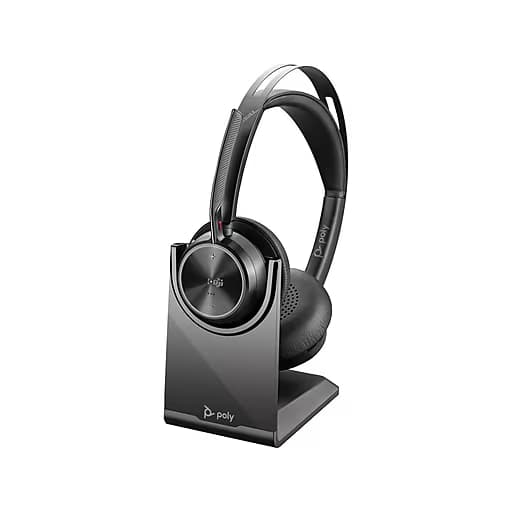 HP HP Poly Voyager Focus 2 Microsoft Teams Certified USB-C-C Headset +USB-C/A Adapter +Charging 9T9J6AA