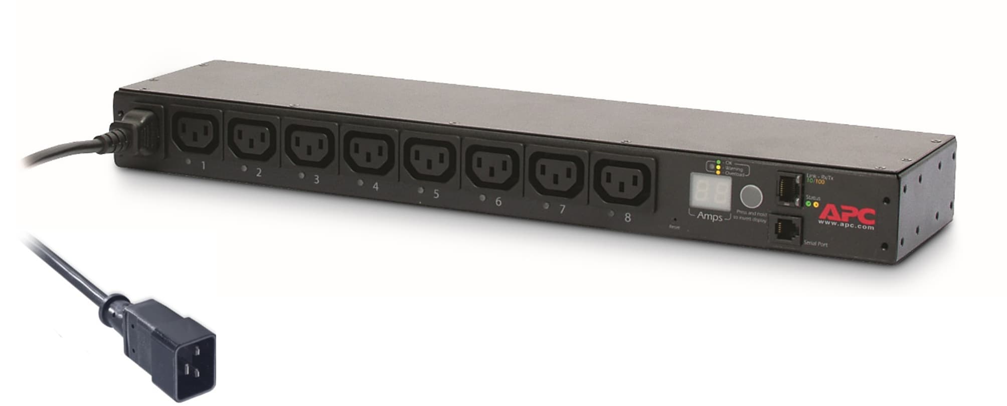 APC APC SWITCHED 1U RACK PDU, 16A, 208/230V, (8) C13, 2YR AP7921B