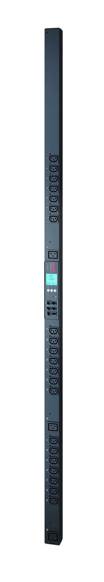 APC APC (AP8659) RACK PDU 2G, MTRD OUTLT W SWTCNG, ZEROU, 20A/208V, 16A/230V, (21)C13 & (3)C19 AP8659