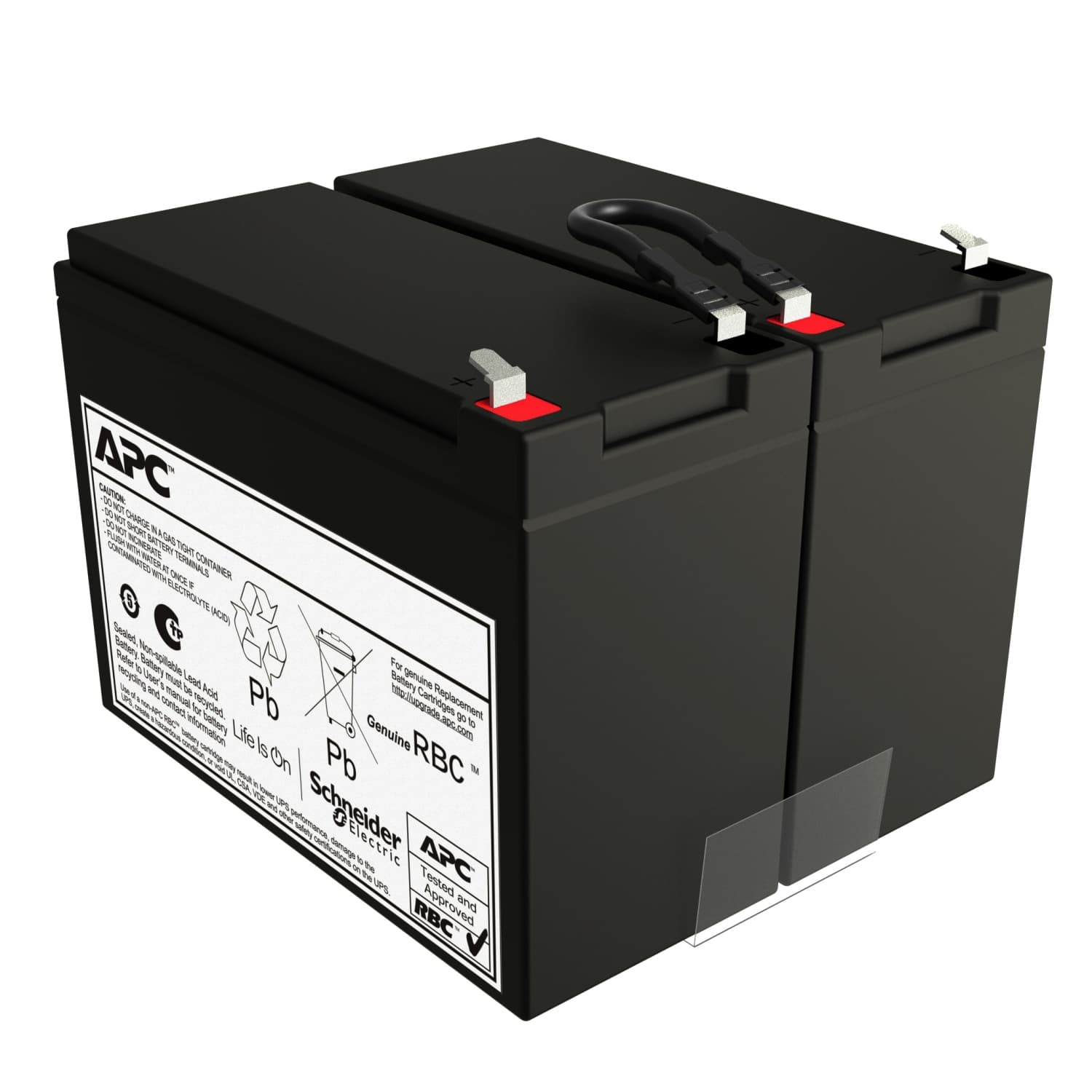 APC APC REPLACEMENT BATTERY CARTRIDGE #207. VRLA, 10AH, 24V DC, 2YR WARRANTY FOR SMV1500 UPS APCRBCV207