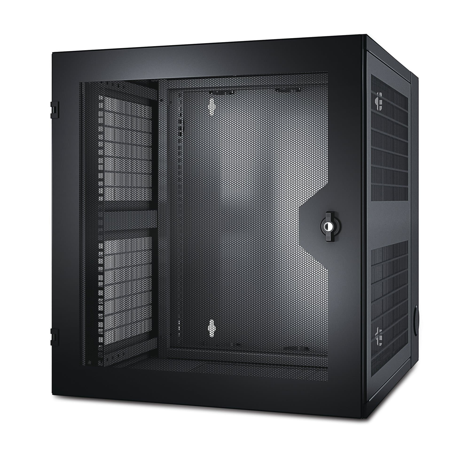 APC APC (AR100HD) WX NETSHELTER 13U, WALLMOUNT ENCLOSURE, FULLY VENTED, BLACK AR100HD