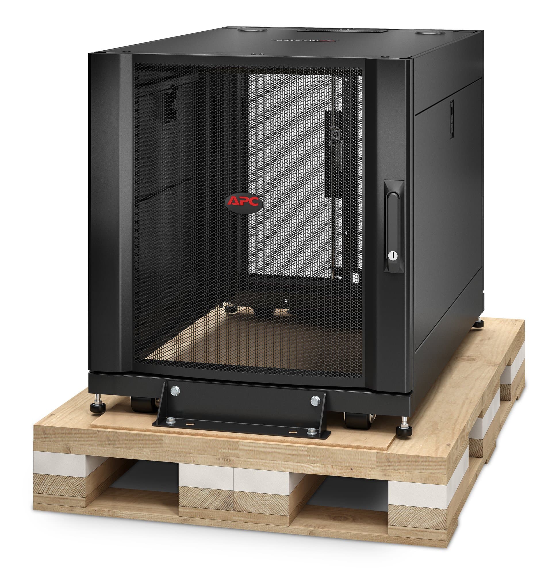 APC APC NETSHELTER SX 12U SERVER RACK ENCLOSURE 600MM X 900MM W/ SIDES BLACK SHOCK PACKAGING AR3003SP