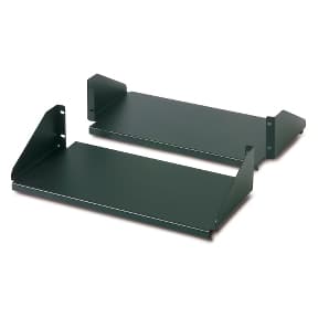 APC APC (AR8422) FIXED SHELF - 2 POST RACK - 250LBS/114KG(CAPACITY) - BLACK AR8422
