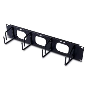 APC APC (AR8428) 2U HORIZONTAL CABLE ORGANIZER W/ PASS-THRU BLACK AR8428
