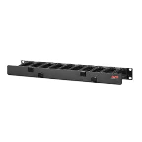 APC APC (AR8602A) HORIZONTAL CABLE MANAGER, 1U X 4" DEEP, SINGLE-SIDED W COVER AR8602A