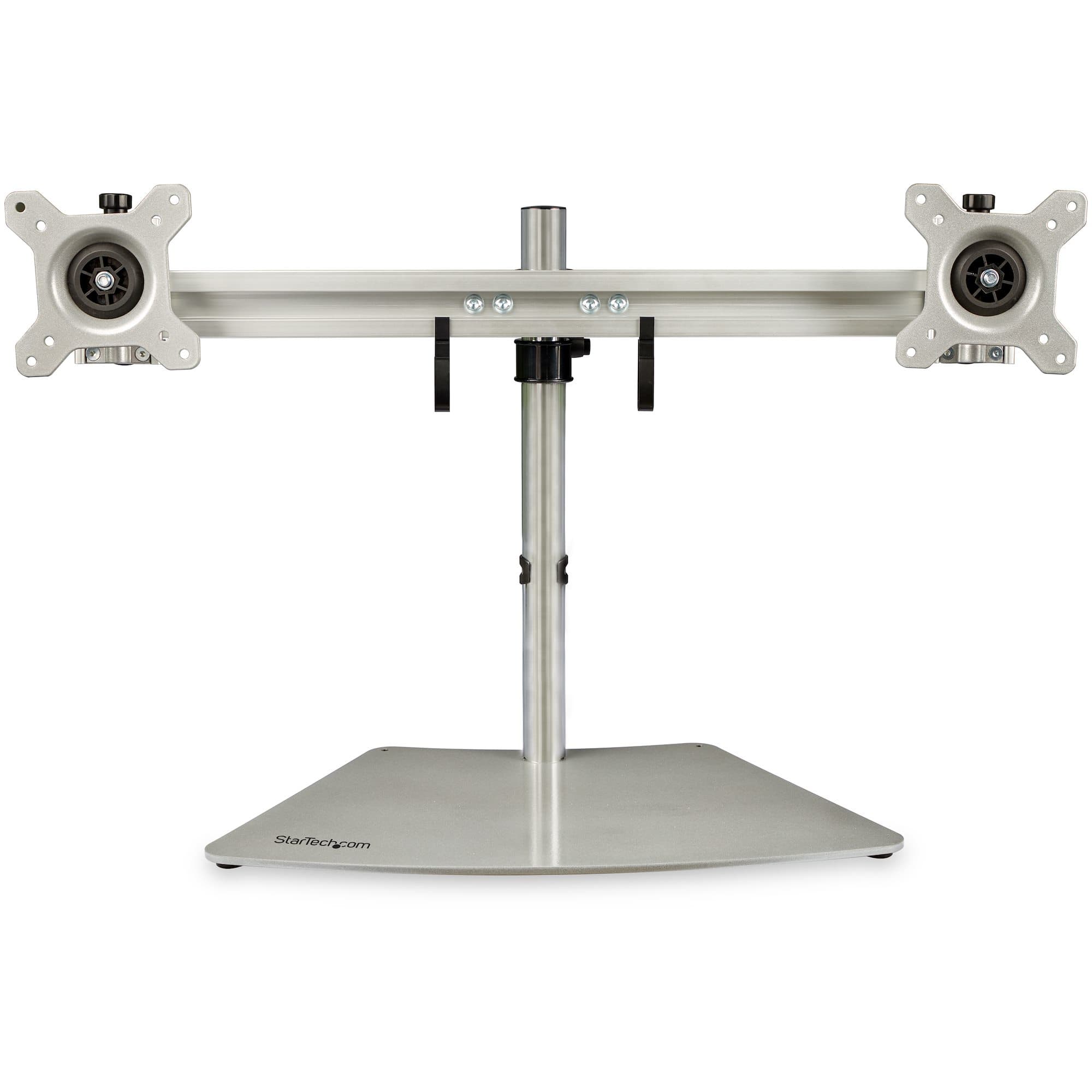 STARTECH STARTECH.COM DUAL MONITOR STAND - DESKTOP STAND HORIZONTAL VESA MOUNT 24'' 5 YR ARMDUOSS