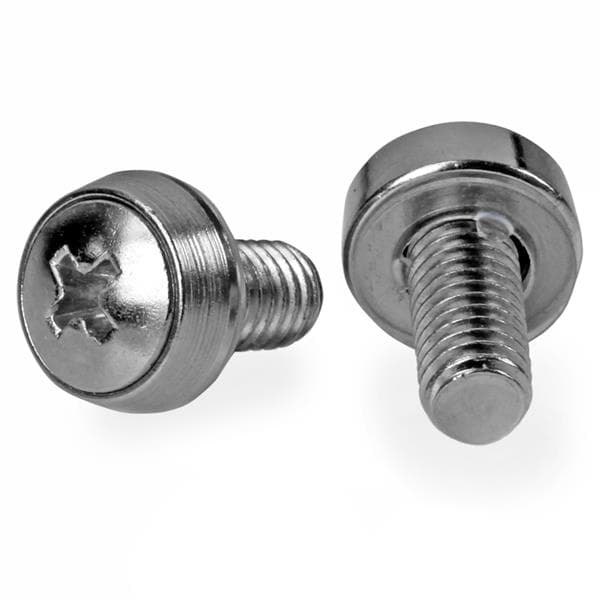 STARTECH STARTECH.COM 12-24 SERVER RACK SCREWS - 50 PACK - NICKEL-PLATED, 2 YR CABSCRWS1224