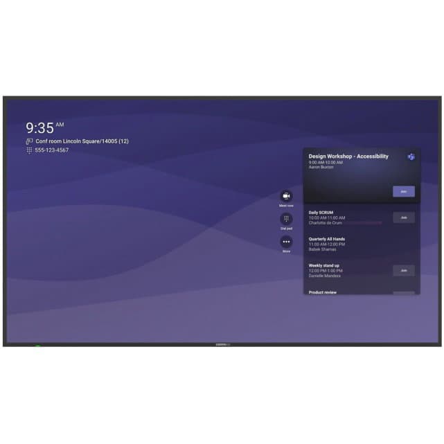 COMMBOX COMMBOX 65" MEETING ROOM 400 NITS DISPLAY,24/7 HDMI,VGA,WALL BRACKET,5YR CBD65MR