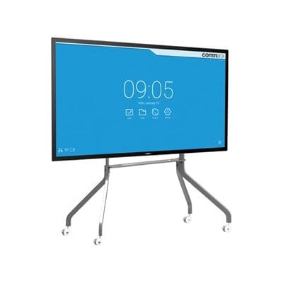 COMMBOX COMMBOX ELEGANCE 105 FIXED MOBILE STAND W/ PEN SHELF, FOR TOUCHSCREENS AND DISPLAYS 98" TO CBMOBEXL