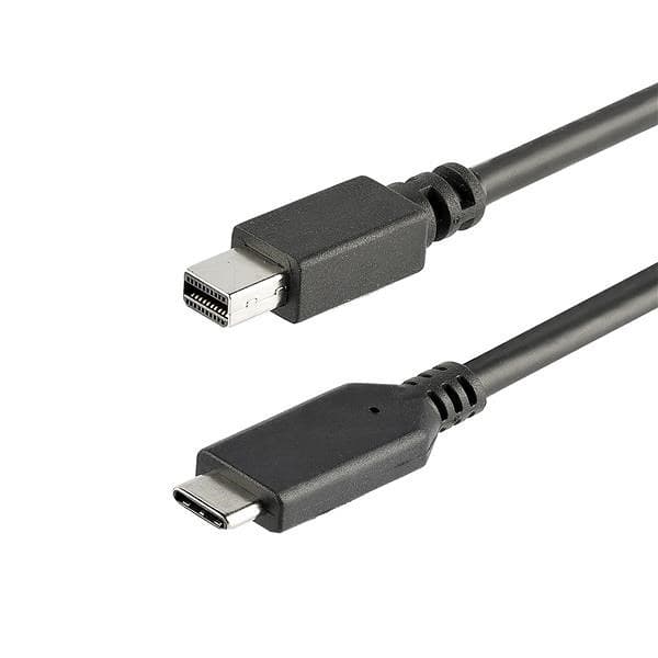 STARTECH STARTECH.COM 3.3FT 1M USB-C TO MINI DISPLAYPORT CABLE 4K 60HZ USB C TO MDP 3 YR CDP2MDPMM1MB