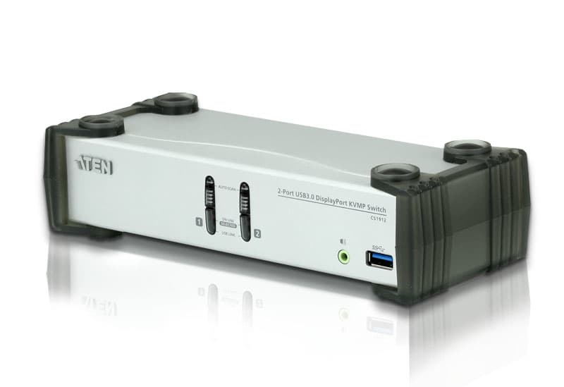 ATEN ATEN 2 PORT USB 3.0 4K DISPLAYPORT KVMP SWITCH CS1912-AT-U