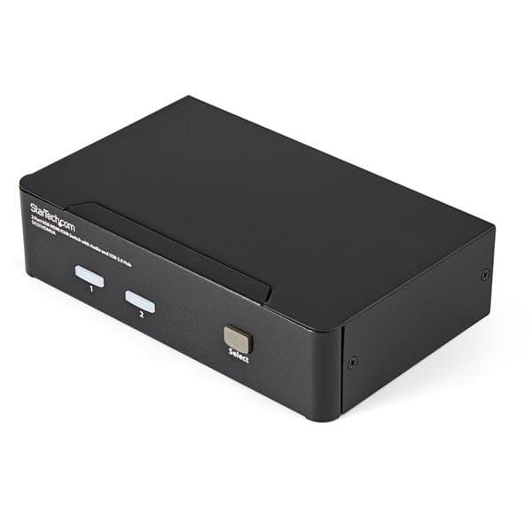 STARTECH STARTECH.COM 2 PORT USB HDMI KVM SWITCH WITH AUDIO & USB 2.0 HUB, 1920X1200 - OPEN BOX DE-SV231HDMIUA
