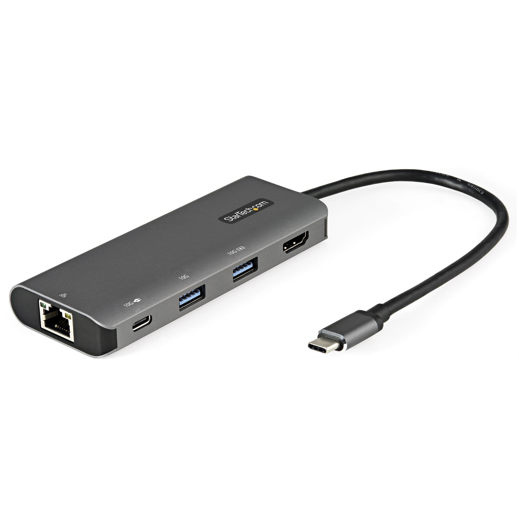 STARTECH STARTECH.COM USB C MULTIPORT ADAPTER - 4K HDMI/PD/USB/GBE- 10GBPS MINI DOCK 3 YR DKT31CHPDL