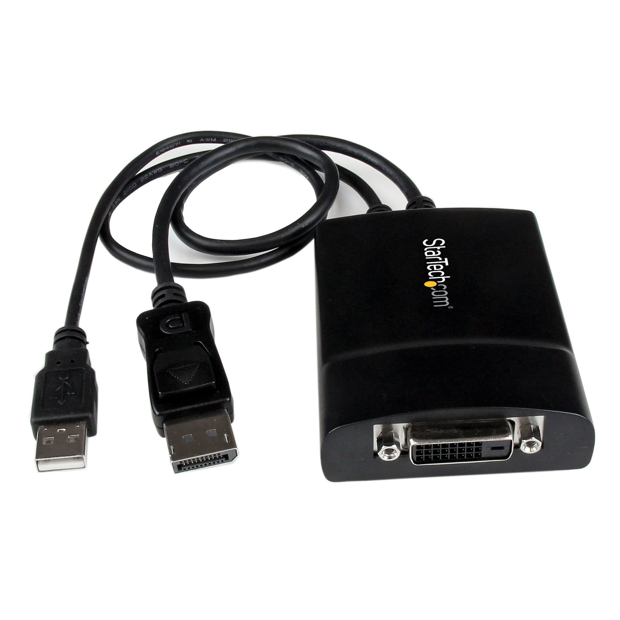 STARTECH STARTECH.COM DISPLAYPORT TO DVI DUAL LINK ACTIVE ADAPTER - 2560X1600 60HZ 3 YR DP2DVID2
