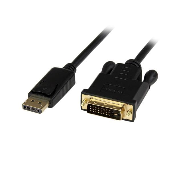 STARTECH STARTECH.COM 1M DISPLAYPORT TO DVI ADAPTER CABLE - ACTIVE DP 1.2 TO DVI-D 3 YR DP2DVIMM3BS
