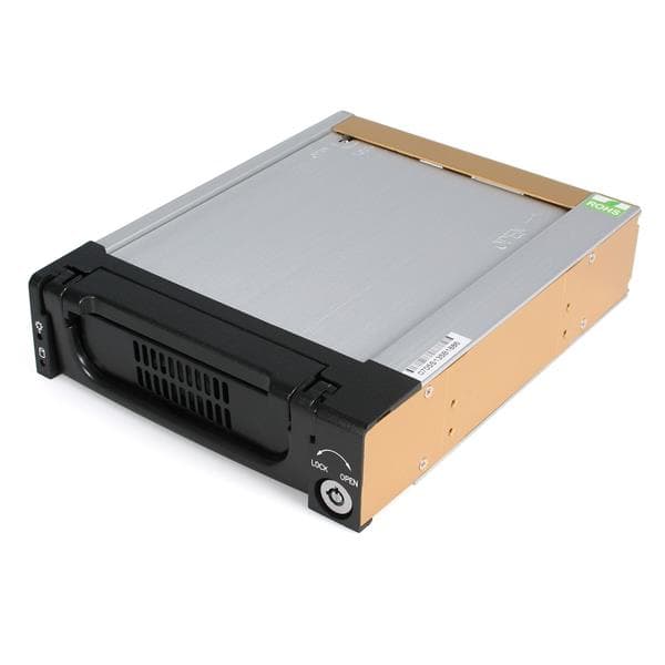 STARTECH STARTECH.COM 5.25IN RUGGED SATA HARD DRIVE MOBILE RACK DRAWER - ALUMINUM 2 YR DRW150SATBK