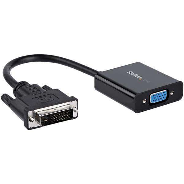 STARTECH STARTECH.COM DVI TO VGA ADAPTER - ACTIVE DVI-D TO VGA VIDEO CONVERTER 1080P 3 YR DVI2VGAE