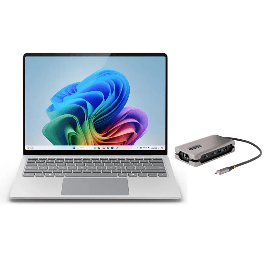 MICROSOFT MICROSOFT BUNDLE - SURFACE LAPTOP 7 13.8" CU7 16GB 512GB PLATINUM - FREE ST.COM USB-C TRAVEL DOCK EP2-21094-TRVLDOCK