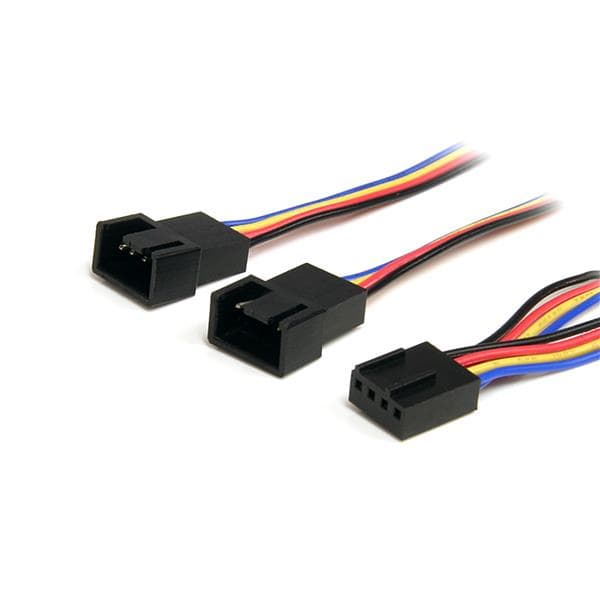 STARTECH STARTECH.COM 12IN 4 PIN PWM FAN EXTENSION POWER Y CABLE - F/M LTW FAN4SPLIT12