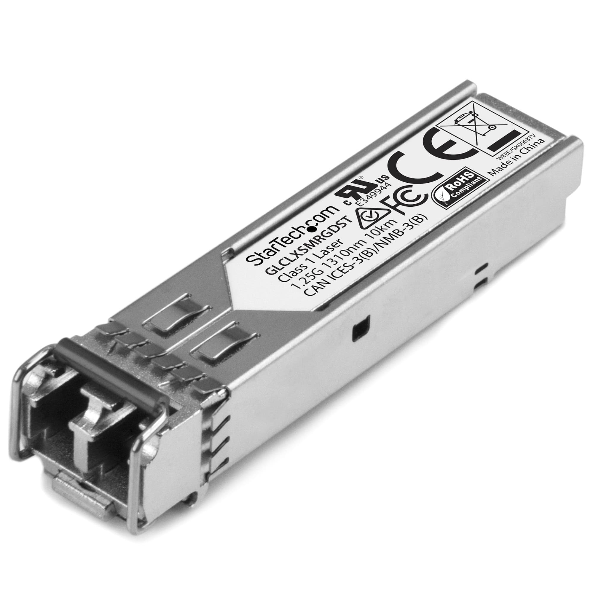 STARTECH STARTECH.COM CISCO GLC-LX-SM-RGD COMP. SFP - 1GBE SMF TRANSCEIVER 10KM LTW GLCLXSMRGDST
