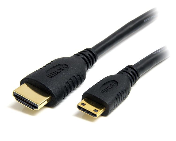 STARTECH STARTECH.COM 1M MINI HDMI TO HDMI CABLE ADAPTER/CONVERTER- 4K, HIGH SPEED LTW HDACMM1M
