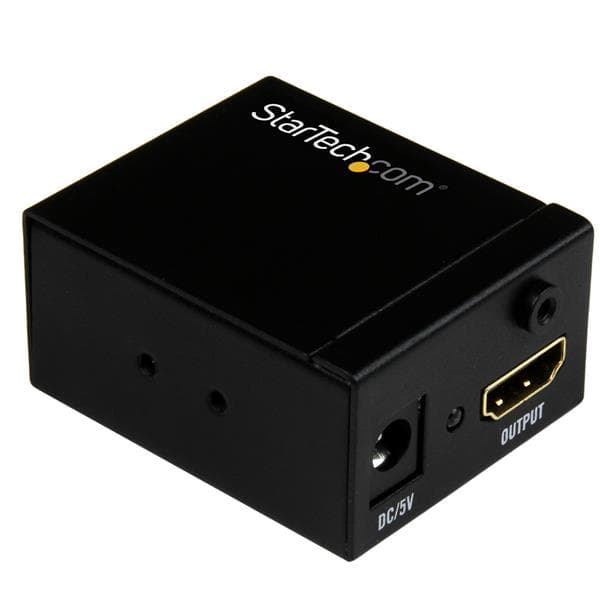 STARTECH STARTECH.COM HDMI SIGNAL BOOSTER - HDMI EXTENDER AMPLIFIER - 115 FT - 1080P 2 YR HDBOOST